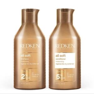 Redken All Soft Moisturizing Shampoo and Conditioner Duo - 10.1 fl oz each - NEW